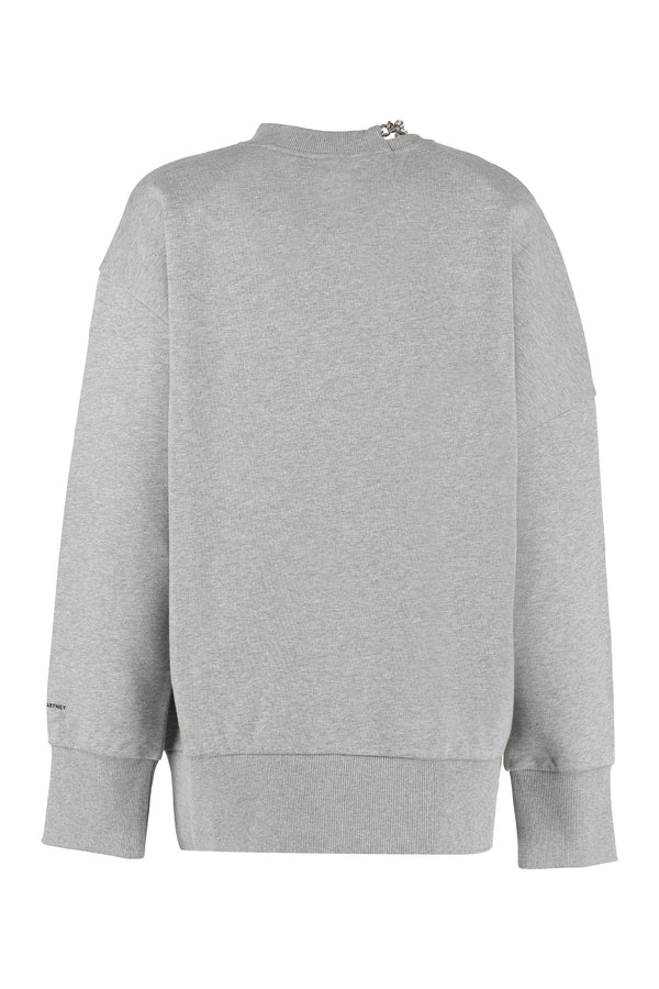 Cotton crew-neck sweatshirt-1